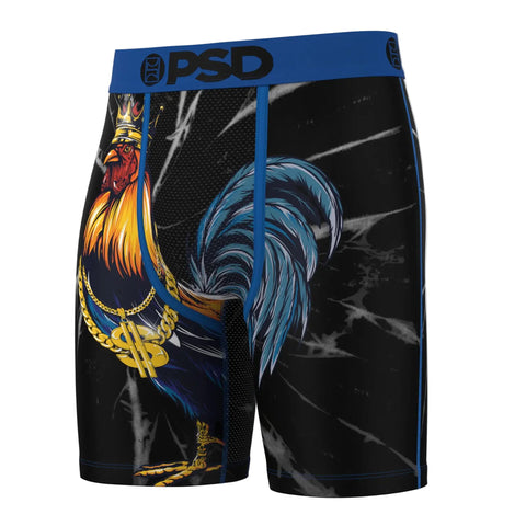 PSD® Men’s Cocky King Underwear featuring bold crown graphic and breathable MicroMesh pouch.