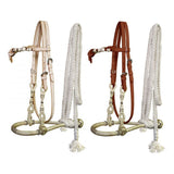  Rawhide Core Show Bosal with Cotton Mecate Rein