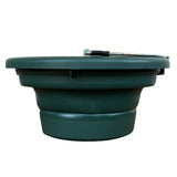 Half way folded view of the bucket. 
