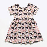 Clover Cottage Toddler Cow Blossom Dress