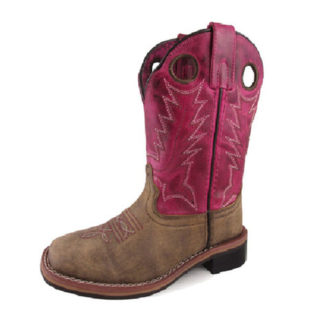 Smoky Mountain Toddler Brown/Pink Boots