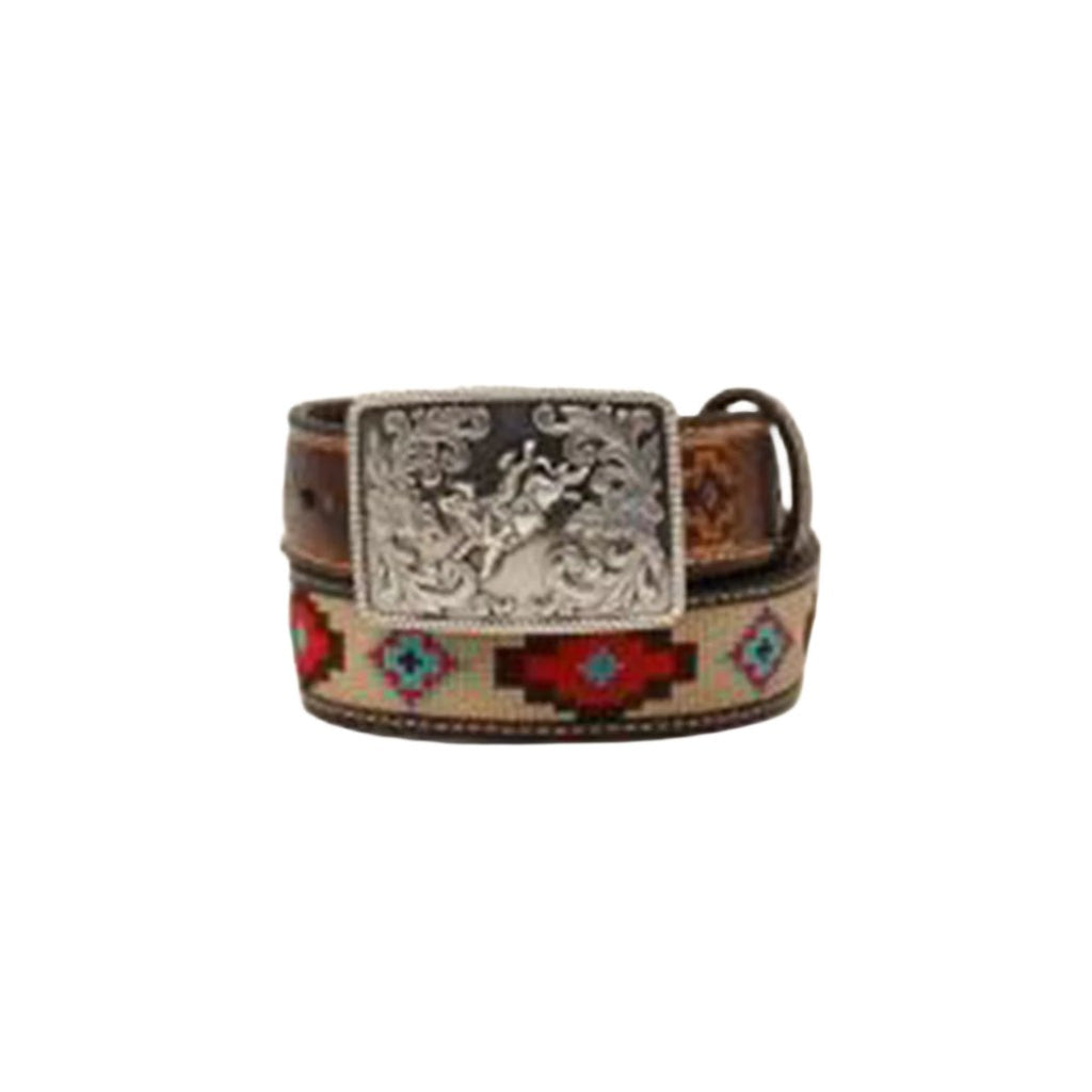 3-D Belt Co. Kid's Aztec Stitched Belt