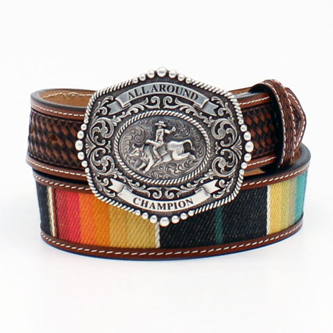 3D Belt Co. Kid's Brown/Serape Belt