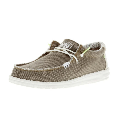Hey Dude Men's Wally Braided Fossil Casual Shoe