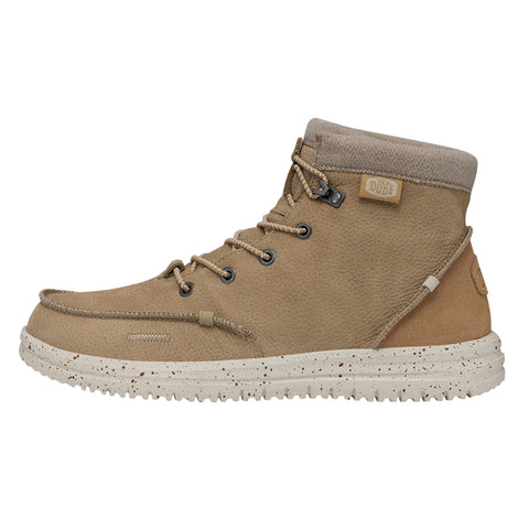 Wheat Colored Ankle Boot with Padded Collar