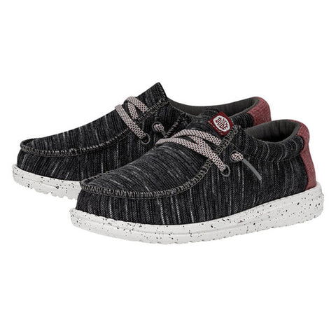 Hey Dude Youth Wally Jersey Black