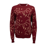 Women's Wine Colored Ainsley Sweater 