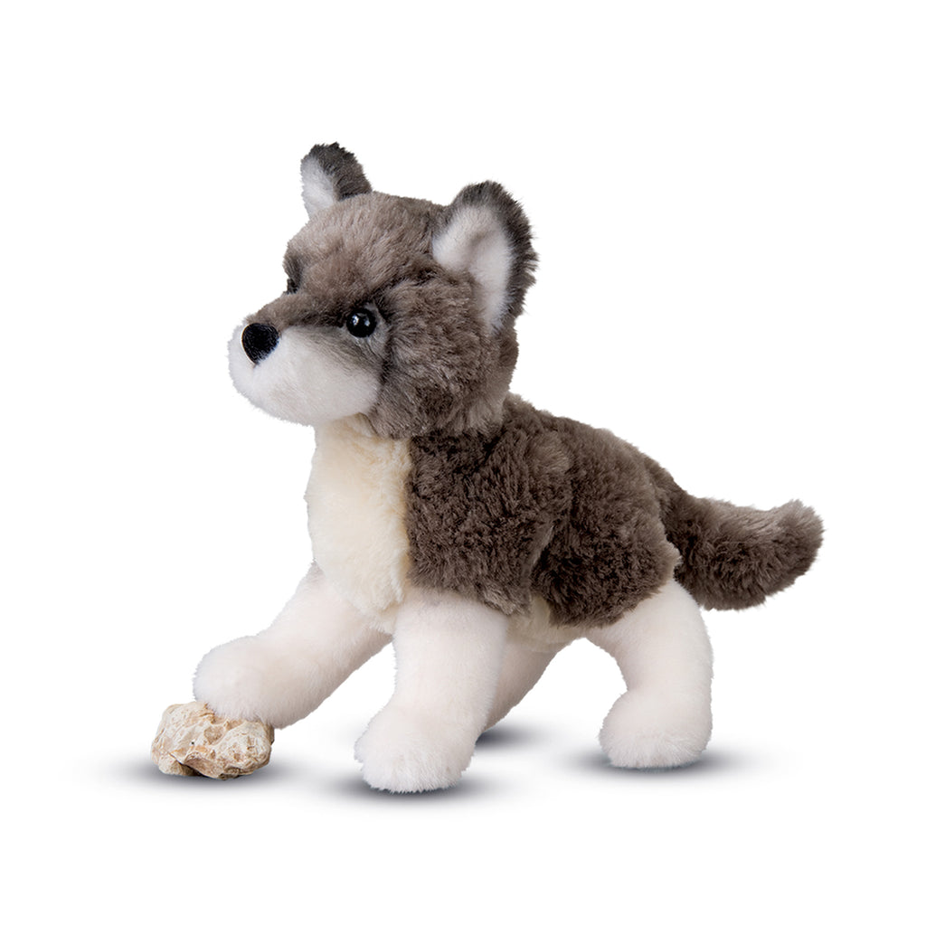 little plush wolf stuffed animal