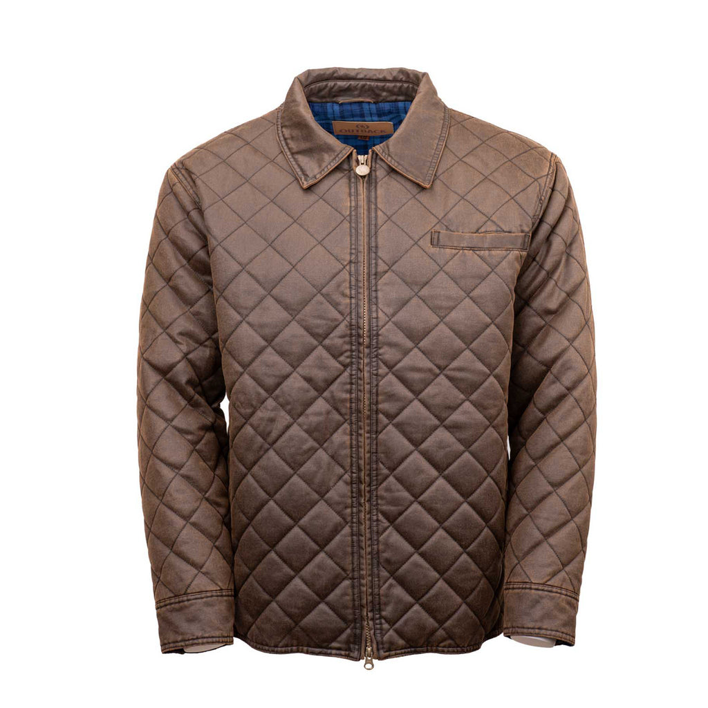 Men's Brown Barrett Jacket Full View