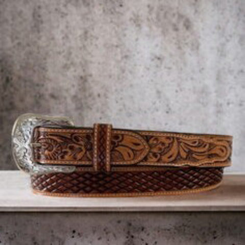 Twisted X Men's Floral Billet Belt