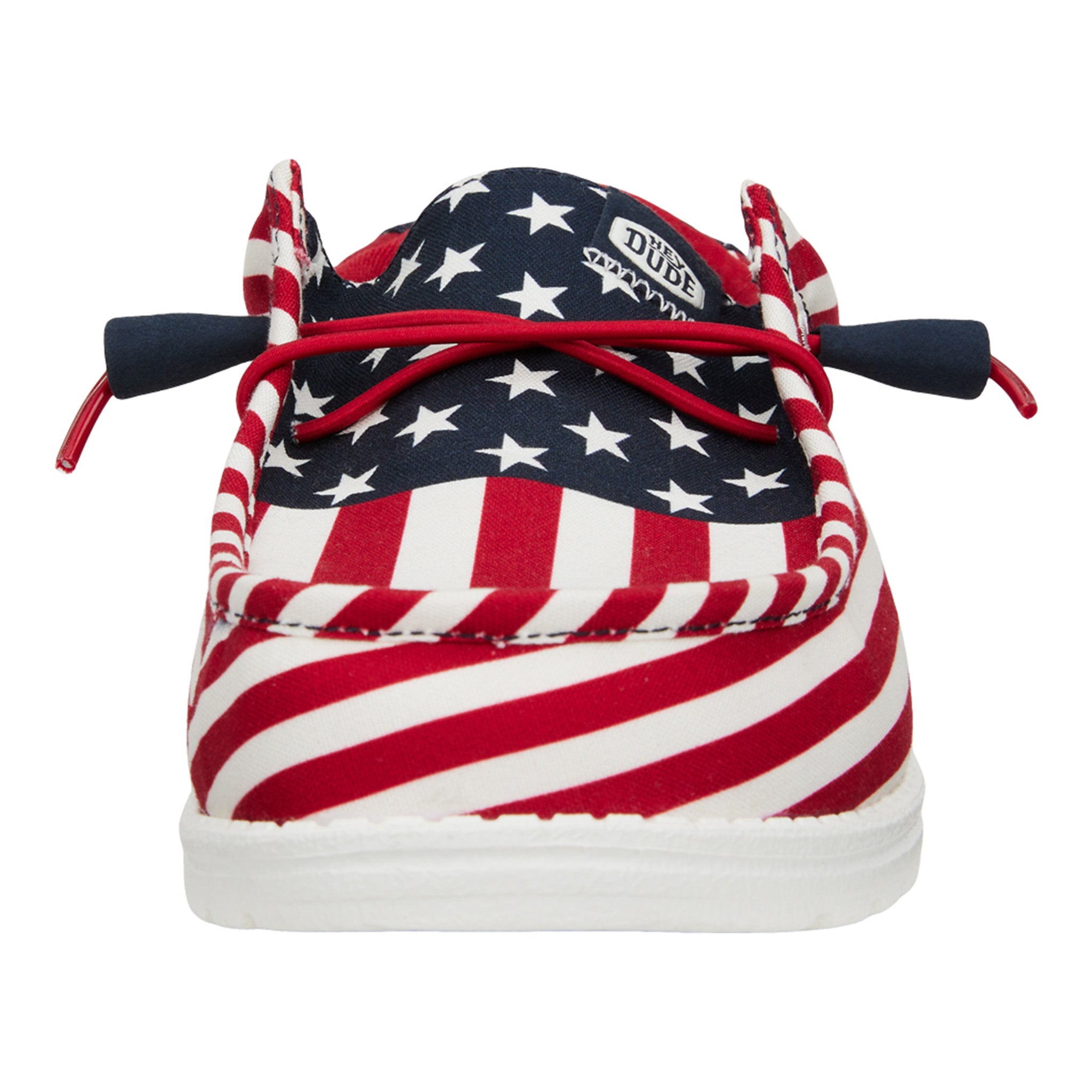 Hey‎ Dude Wally Americana Shoes American Flag Patriotic NEW size 8 Hey Dude Wally American Flag Shoe main image 2