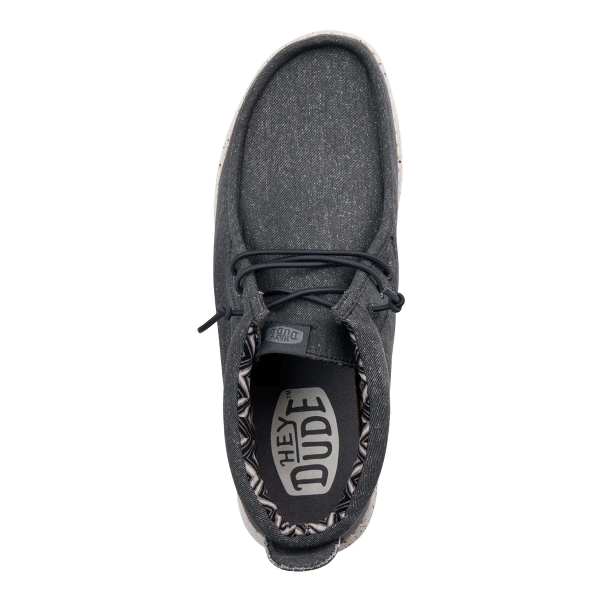 Hey Dude Wally Mid Canvas Grey Mens Chukka Boots 40701-030 Size 7 NEW Hey Dude Wally Suede Grey - Main Street Boutique main image 3