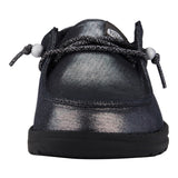 Hey Dude Wendy Metallic Shine Black