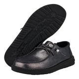 Hey Dude Wendy Metallic Shine Black