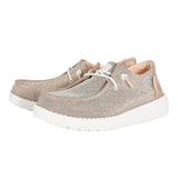 Hey Dude Youth Wendy Metal Rose Gold Shoes