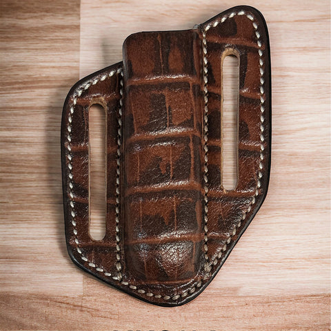 Twisted X Alligator Contoured Knife Sheath