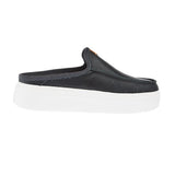 Hey Dude Womens Austin Lift Black Leather Slip On Right Inside View