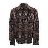 Men's Hudson Shirt Jacket in Brown & Black