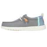 Hey Dude Wally Craft Linen Monument Grey