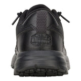 men's Faux leather, water repellent, black slip resistant shoes