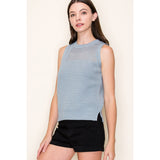 Dusty Blue Sweater Vest