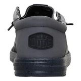 men's lightweight grey & black tie dyed slip on shoes