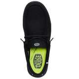 HeyDude Black Slip On Carbon Toe- Top
