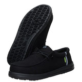 HeyDude Black Slip On Carbon Toe