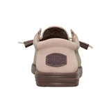 men's canvas shoe in neutral shades with flexible lightweight sole