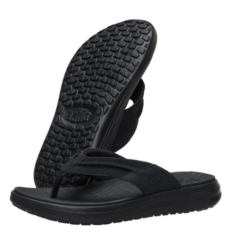 Black HeyDude Flip Flop