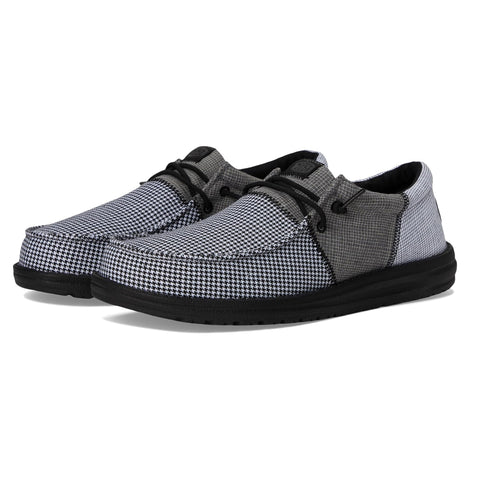 Men's lightweight casual slip-on shoes in multicolor & black 