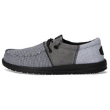 Men's lightweight casual slip-on shoes in multicolor & black 