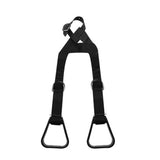 Showman Heavy duty nylon adjustable buddy stirrup in Black
