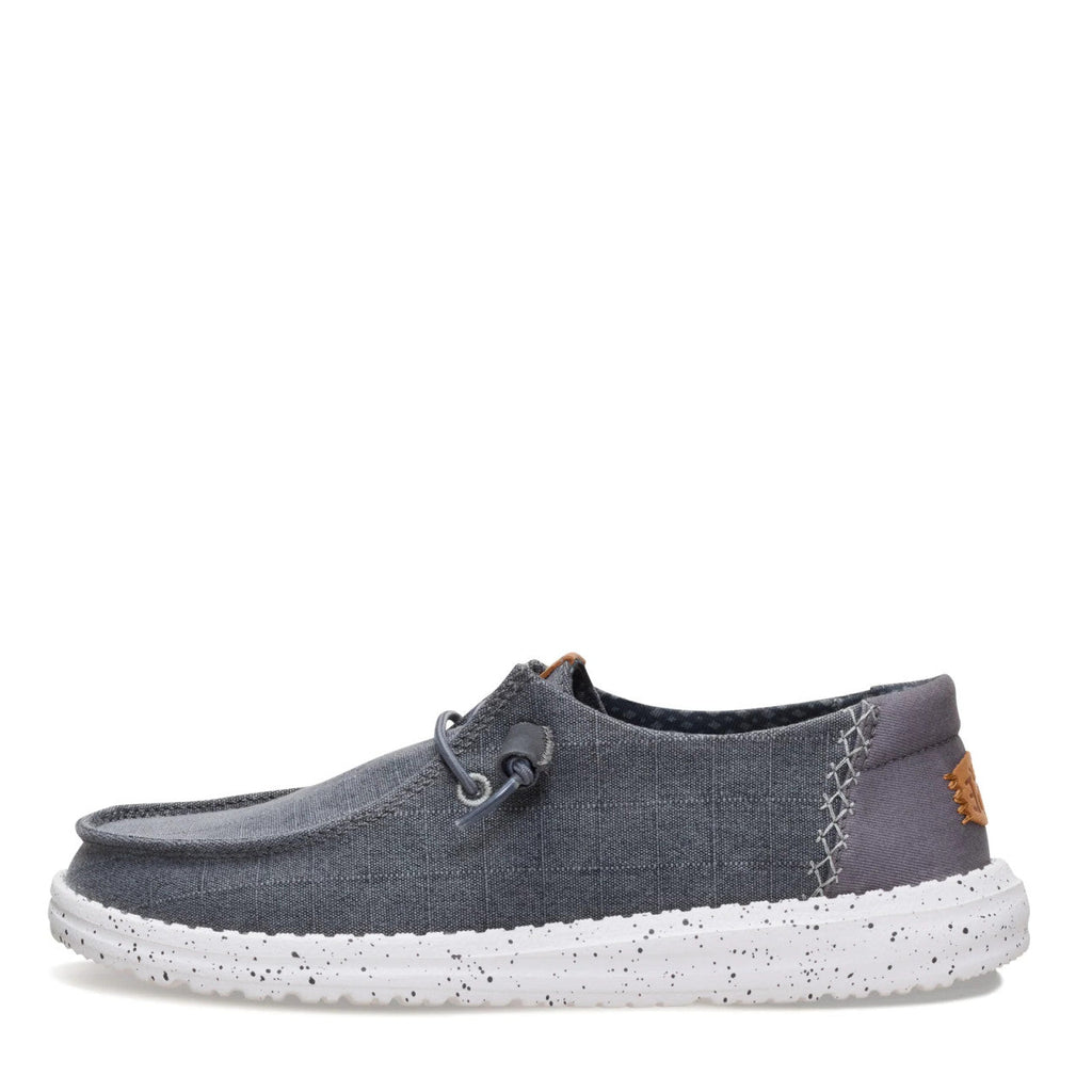 Hey Dude Wendy Chambray Grid Charcoal