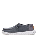 Hey Dude Wendy Chambray Grid Charcoal