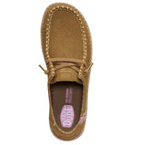 HeyDude Brown Slip On with Pink- Top
