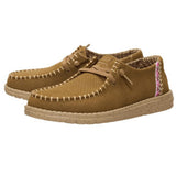 HeyDude Brown Slip On with Pink