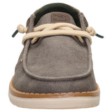 Toe of Hey Dude Women's Dark Olive Wendy Leopard Workwear Shoes 