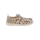 Hey Dude Kid's Wally Funk Burlebo Deer Camo Side View