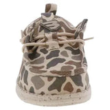 Hey Dude Kid's Wally Funk Burlebo Deer Camo Toe View