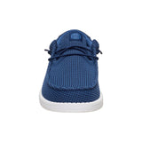 Toe of Men's Navy Wally Mesh Shoe
