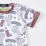 Boy's Howdy Cactus Romper