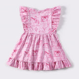 Girl's Pink Western Dress