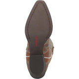 Bottom of the boots.