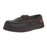 Twister Men's Jason Moccasin Slippers in Brown