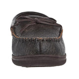 Twister Men's Jason Moccasin Slippers in Brown Toe View 