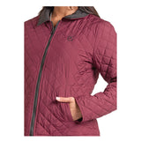 Panhandle Slim Women's Wine Reversible Jacket