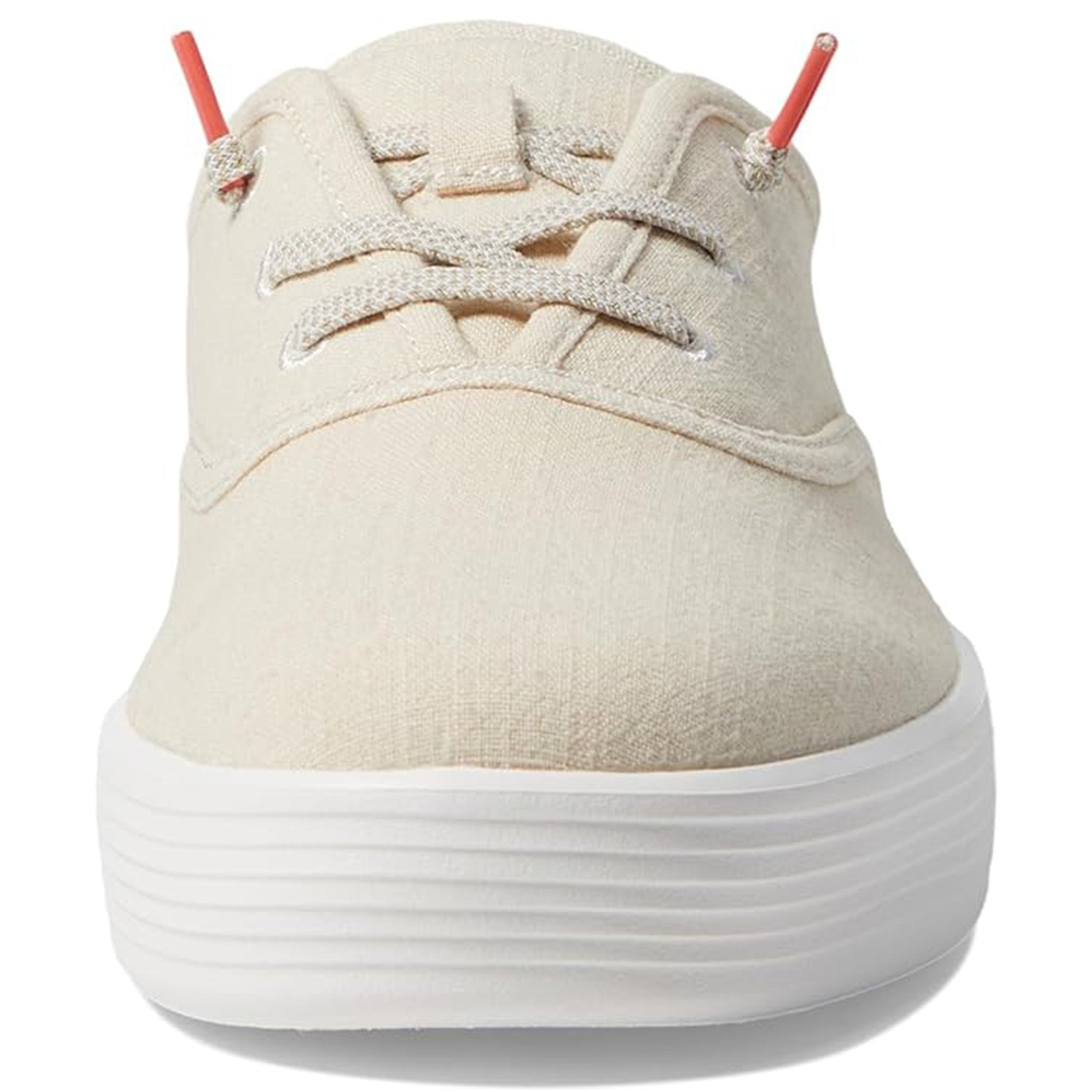 Hey Dude Shoes Men\'s Conway Craft Tan Linen‎ White Sneakers Slip On Loafer 10 M NWT Hey Dude Men main image 2