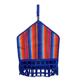 Serape - Blue netting - Clip closure