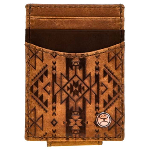 Hooey Monterery Brown Money Clip